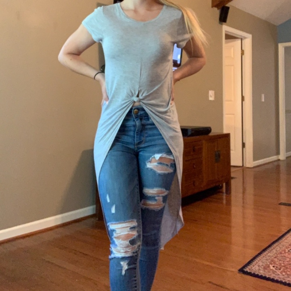 Cotton:On High-low knot top